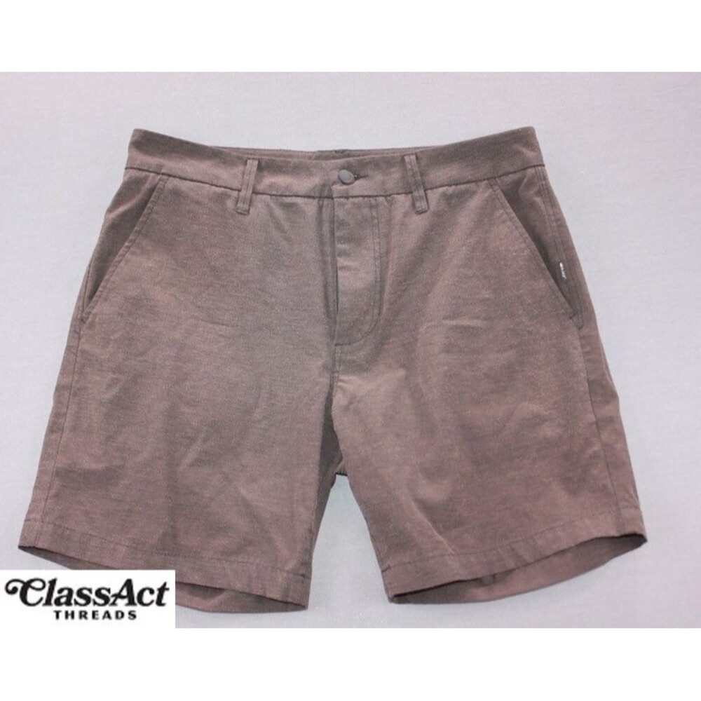 Joes JeansShort Mens Brown Polyester Blend Stretch Pockets Tag Sz (29) 31" Waist